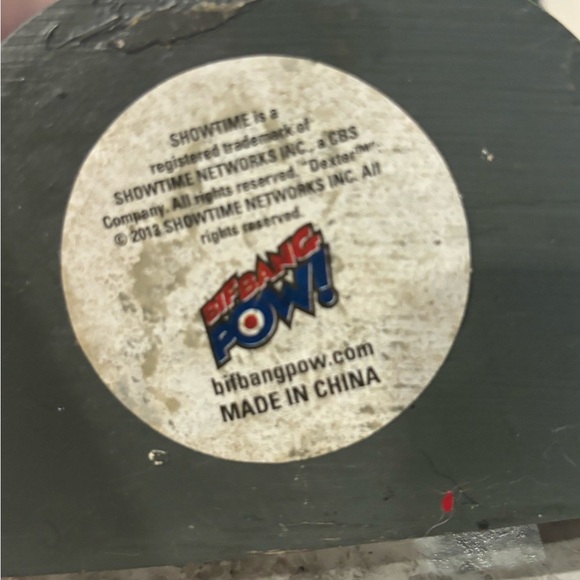 Dexter Morgan Bobble Head Showtime Bif Bang Pow 2013 Business Card Holder - Picture 6 of 6